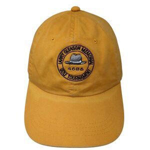 Larry Gleason Memorial Golf Tournament Slideback Hat Orange OS Adjustable OC